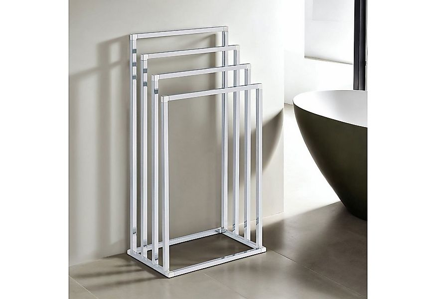 IDIMEX Handtuchständer SENZA, Handtuchständer mit 4 Stangen aus Metall pulv günstig online kaufen