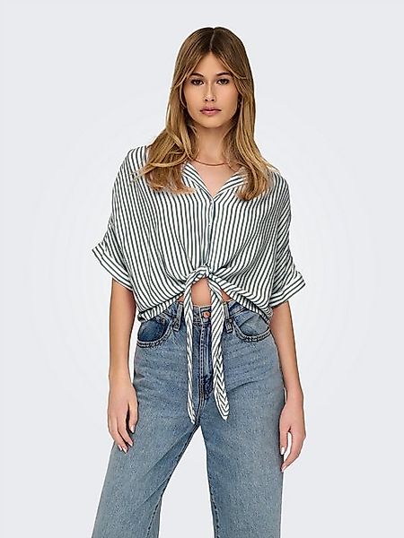 ONLY Kurzarmbluse ONLPAULA LIFE S/S TIE SHIRT WVN NOOS günstig online kaufen