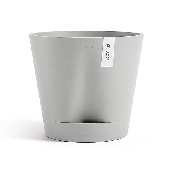 Ecopots Pflanztopf Venice 2 Weißgrau 40 cm x 35 cm günstig online kaufen
