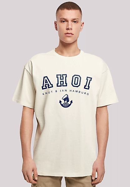 F4NT4STIC T-Shirt "Oversized T-Shirt Ahoi Knut & Jan Hamburg" günstig online kaufen