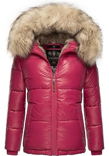 Navahoo Winterjacke Tikunaa warm gefütterte Damen Steppjacke mit Kunstfellk günstig online kaufen