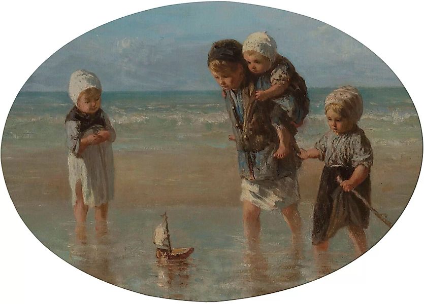 Art for the home Leinwandbild "Kinder Meer (Jozef Israëls)", (1 St.) günstig online kaufen