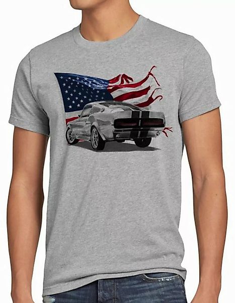 style3 T-Shirt Herren T-Shirt Stars and Stripes Muscle Car eleanor mustang günstig online kaufen