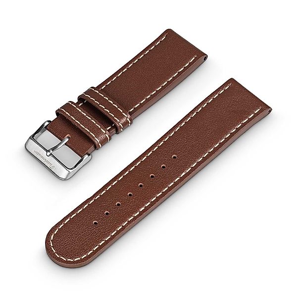 Tauchmeister Uhrenarmband Leder-Armband Ersatzband braun mit günstig online kaufen