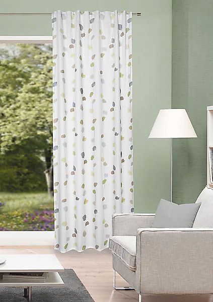 HOME WOHNIDEEN Vorhang »EFFIE«, (1 St.), Kombibandschal Dekostoff, bedruckt günstig online kaufen