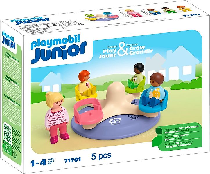 Playmobil® Zahlenkarussell (71701), JUNIOR Konstruktions-Spielset, (5 St), günstig online kaufen