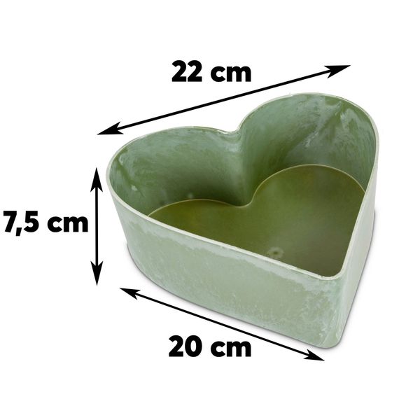 matches21 HOME & HOBBY Blumentopf Herz günstig online kaufen