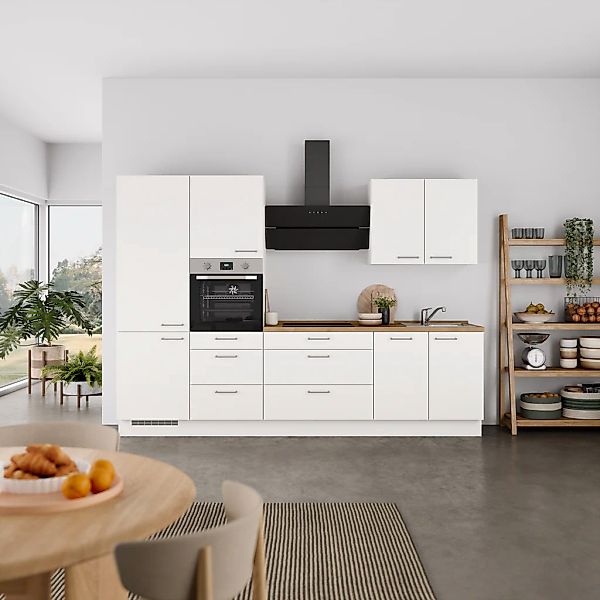 nobilia® Küchenzeile »"Laser II", Ausrichtung wählbar, Breite 300 cm« vormo günstig online kaufen