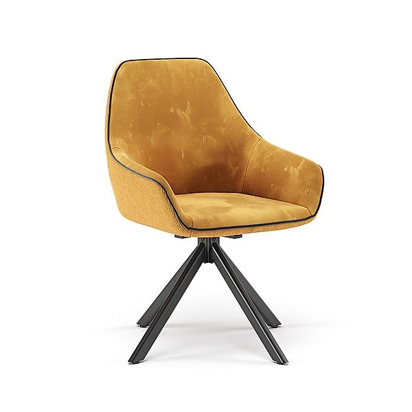 Vicco Esszimmerstuhl Eleganza, Gelb, 60 x günstig online kaufen