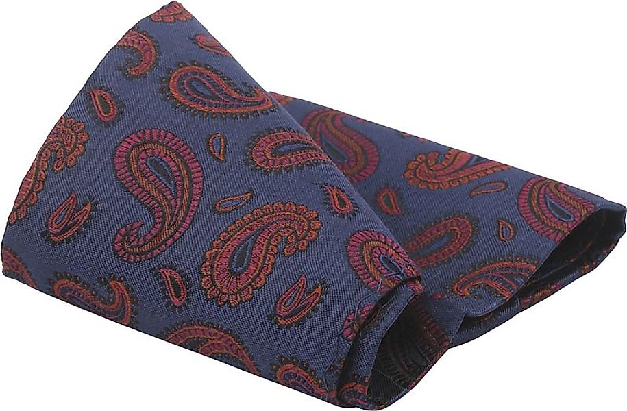 Suiable Seidenkrawatte Paisley Navy - günstig online kaufen