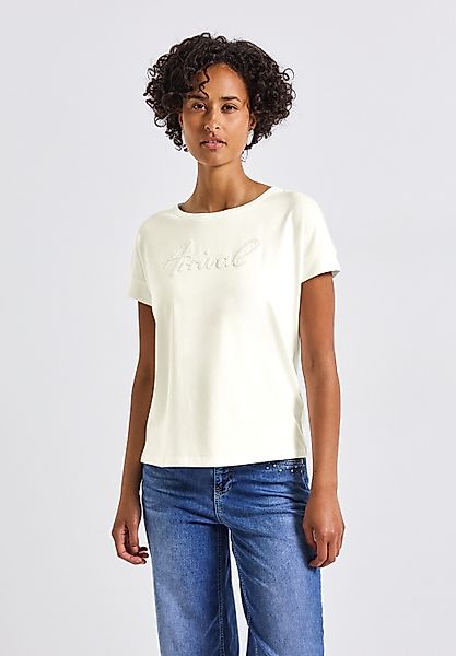 STREET ONE T-Shirt aus softem Materialmix günstig online kaufen