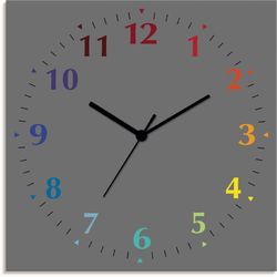 Artland Wanduhr "Uni Trendfarben" wahlweise mit Quarz- oder Funkuhrwerk, la günstig online kaufen