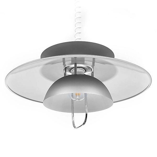 Lindby Pendelleuchte Nadija 9621042 Skandinavisch in Alu aus Metall 1-flamm günstig online kaufen