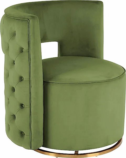 Kayoom Sessel »Sophistic, TOPSELLER!«, (Sessel), drehbar, elegant, samtweic günstig online kaufen