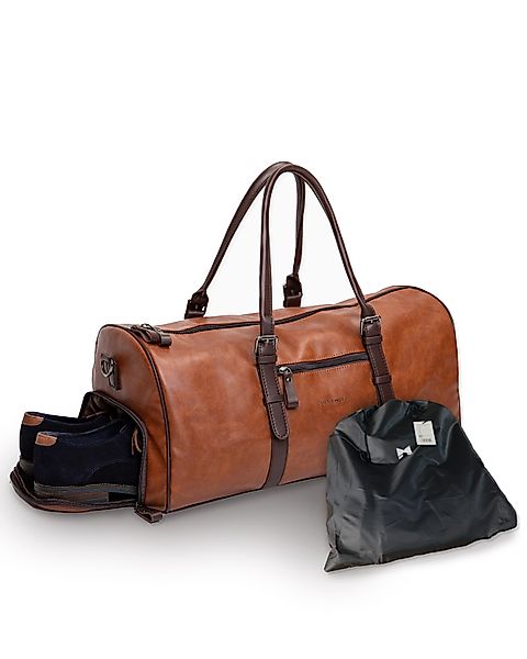 Gentlemen's Weekender - Kunstleder Reisetasche mit günstig online kaufen
