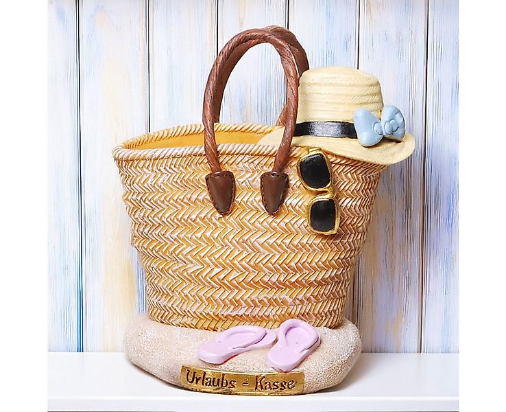 Kremers Schatzkiste Spardose Urlaubskasse Strandtasche Urlaub Kasse Sparsch günstig online kaufen