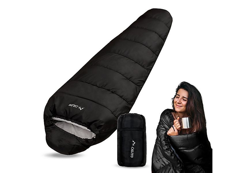 CALIYO Mumienschlafsack Mumienschlafsack – Schlafsack Winter und Sommer, -1 günstig online kaufen