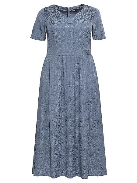 Sheego Abendkleid "Große Größen", mit leicht glänzendem Jacquardmuster günstig online kaufen