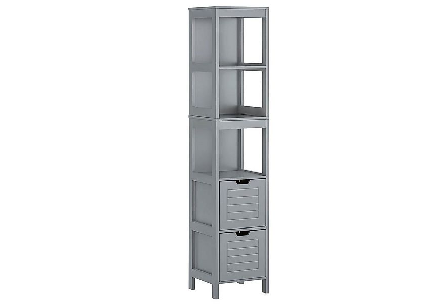 osoltus Badregal osoltus Badschrank Hochschrank Badregal Hampton 144 cm Gra günstig online kaufen