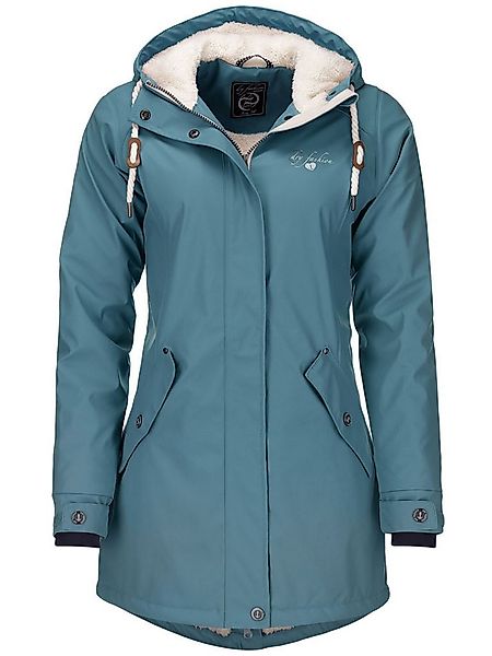 Dry Fashion Regenmantel Damen Regenjacke Malmö Kapuze und Teddyfleece - win günstig online kaufen