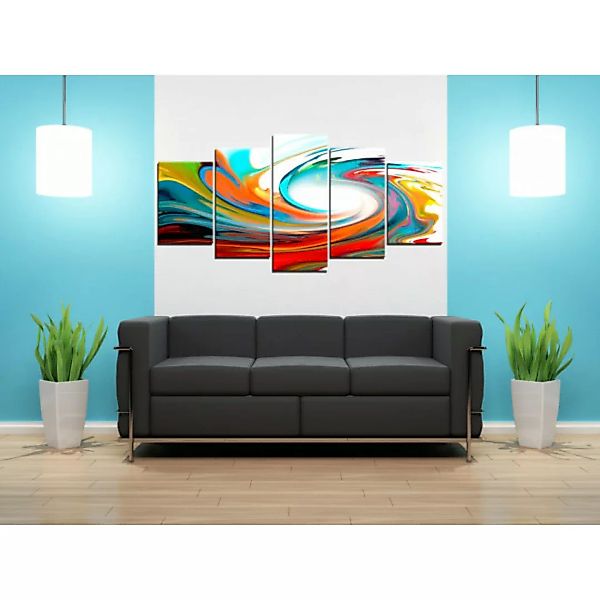 Wandbild Colorful swirl XXL günstig online kaufen