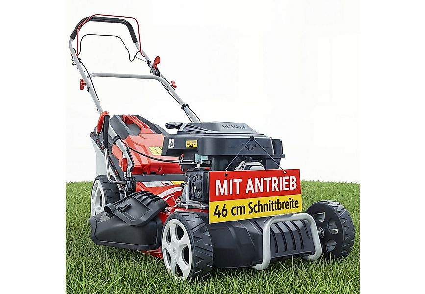 Hecht Benzinrasenmäher 547 SXW 5in1 mit Radantrieb Mulchkit Stahlgehäuse, 4 günstig online kaufen