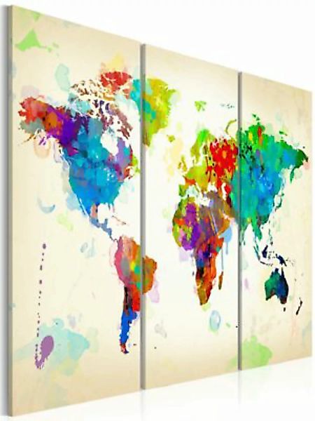 artgeist Wandbild All colors of the World - triptych beige Gr. 60 x 40 günstig online kaufen