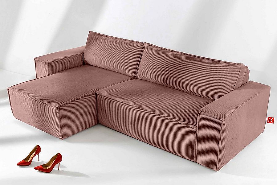 KONSIMO® Ecksofa NAPI Universal-Ecksofa links oder rechts, hergestellt in d günstig online kaufen