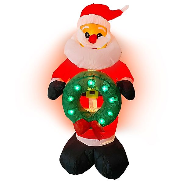 Raburg Weihnachtsfigur XL Air, selbstaufblasende Deko-Weihnachtsmann, günstig online kaufen