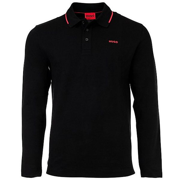 HUGO Poloshirt Herren Poloshirt, langarm - Derriko, Pique günstig online kaufen