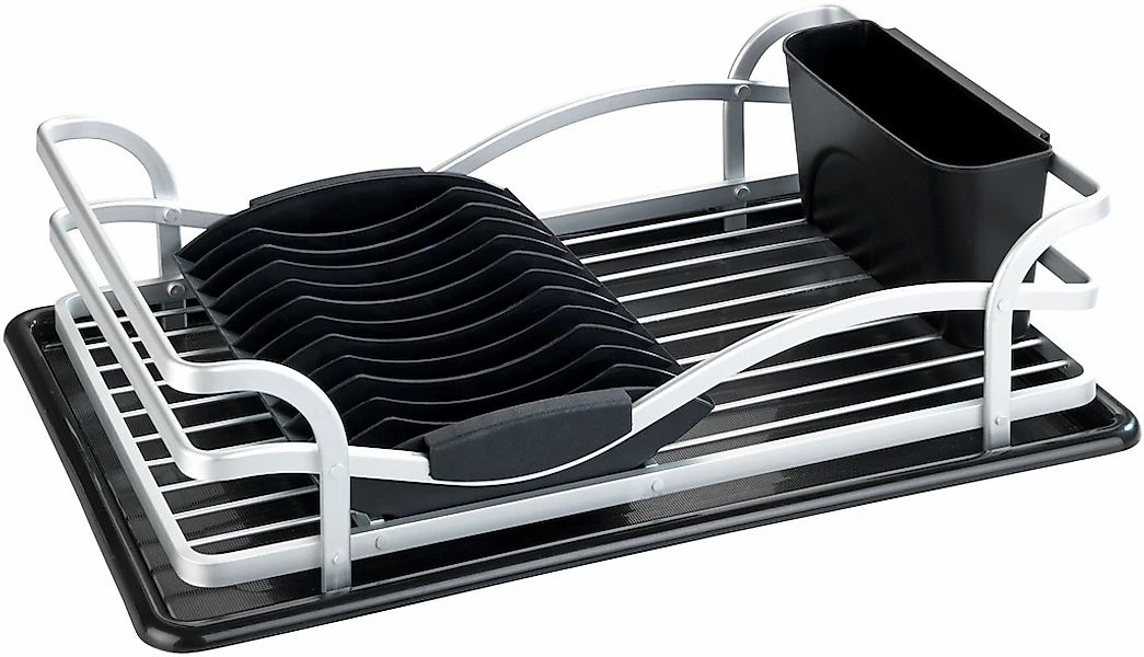 WENKO Geschirrständer "Modell Alu", Geschirrabtropfer aus Aluminium & Kunst günstig online kaufen