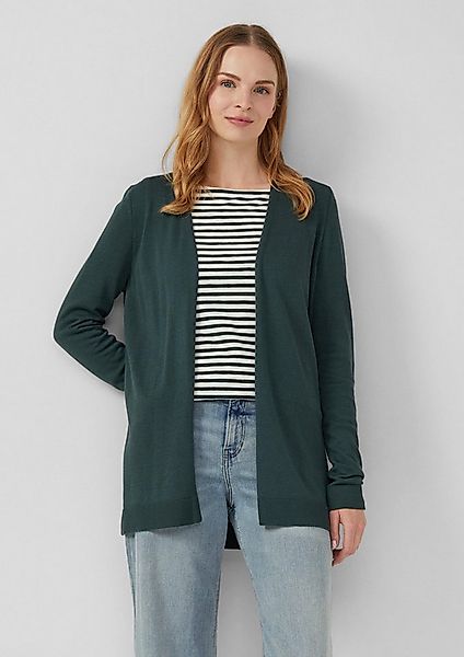 s.Oliver Cardigan Strickjacke Cardigan aus Viskose-Baumwoll-Mix günstig online kaufen