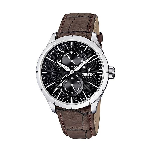 Festina Quarzuhr Herrenuhr Klassische Armbanduhr, schwarzes günstig online kaufen