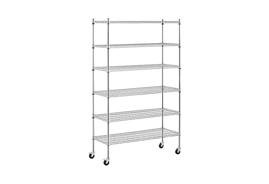 Royal Catering Standregal Metallregal Gitterregal Steckregal Küchenwagen 4 günstig online kaufen