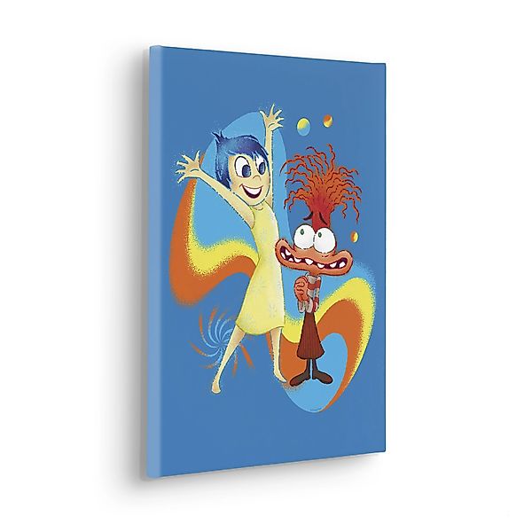 Komar Keilrahmenbild Disney and Pixar Inside Out Think Positive Blau günstig online kaufen