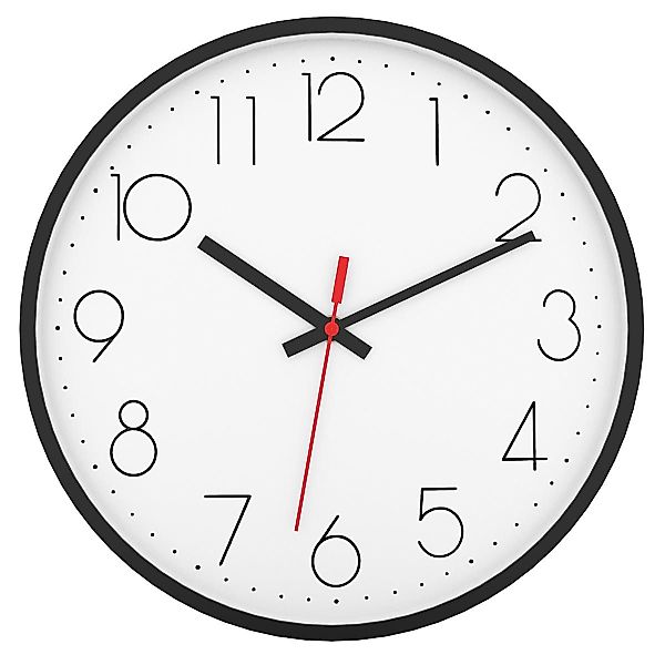 Intirilife Wanduhr (Wanduhr lautlos, ohne Tickgeräusche günstig online kaufen