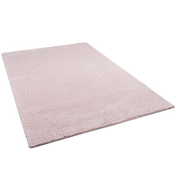 Snapstyle Hochflor Shaggy Teppich Palace Pastell Rosa 160x160cm günstig online kaufen