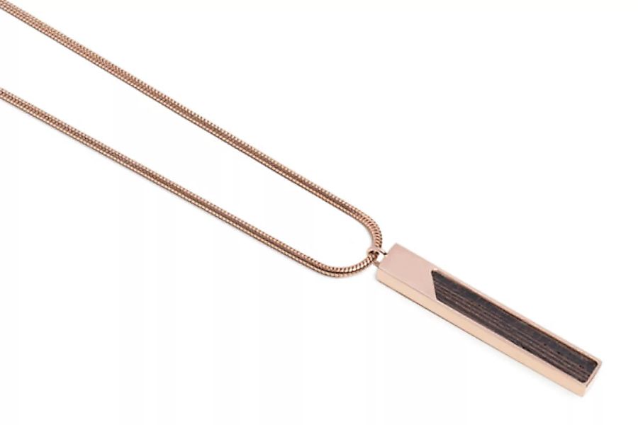 Kette Mit Rechteckigem Anhänger - Rose Necklace Rectangle günstig online kaufen