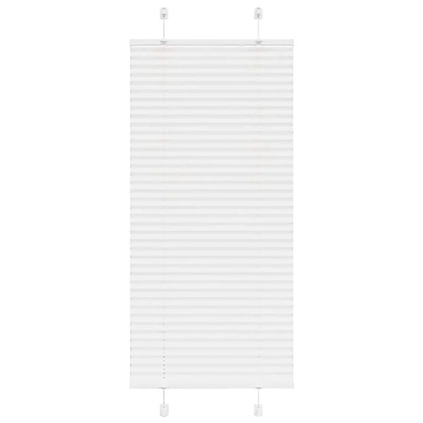 vidaXL Plissee Weiß 65x150 cm Stoffbreite 64,4 cm Polyester 4015493 günstig online kaufen