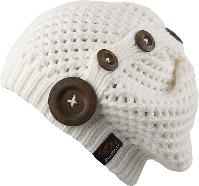 chillouts Strickmütze Nelly mit Knöpfen günstig online kaufen