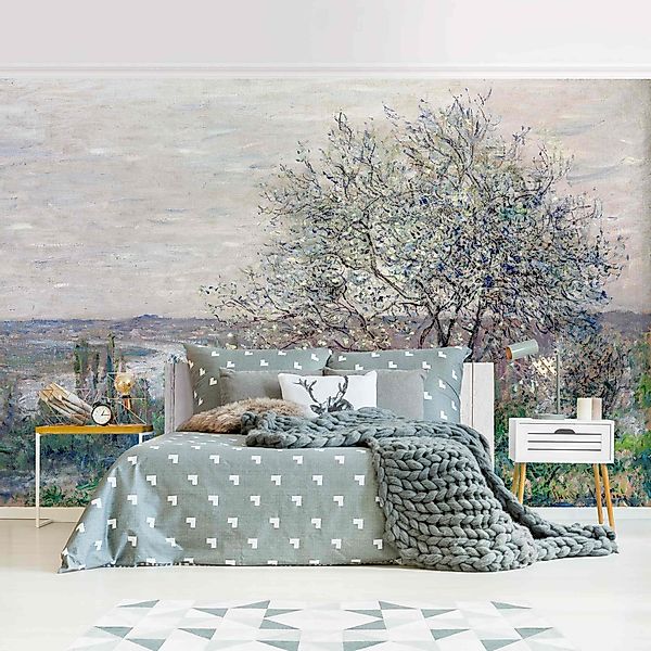 Bilderdepot24 Fototapete Wald Claude Monet Frühlingsstimmung günstig online kaufen