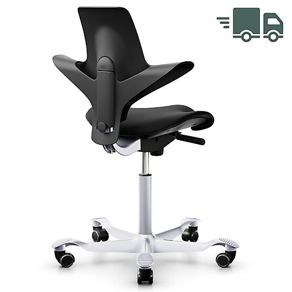 HAG CAPISCO PULS 8020 | Stehhilfe mit Fußring | Stoff Cura | Black Edition günstig online kaufen