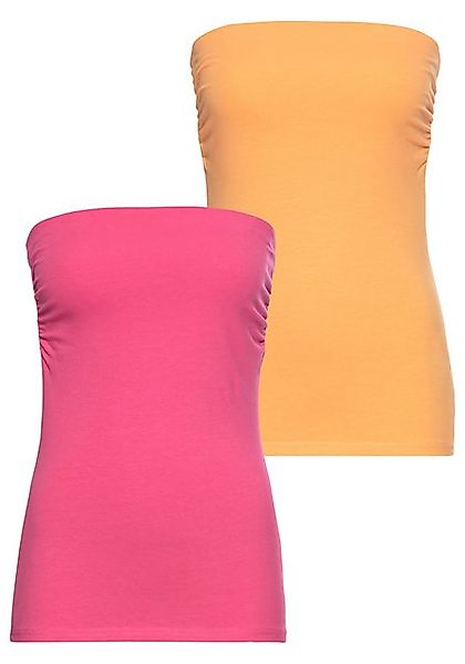 Laura Scott Bandeautop, (2-er Pack), trägerlos und figurbetont günstig online kaufen