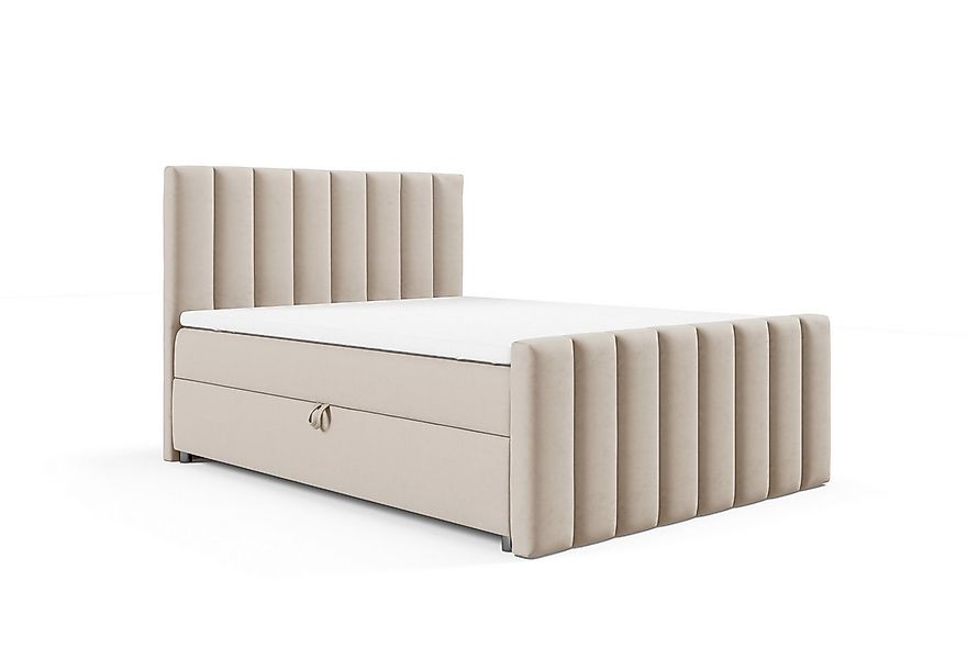 Best for Home Boxspringbett Trinity K10 mit Stauraum, Bonellmatratze & Komf günstig online kaufen