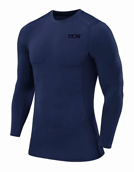 TCA Langarmshirt TCA Herren Langarm Kompressionsshirt Thermo Blau XL (1-tlg günstig online kaufen