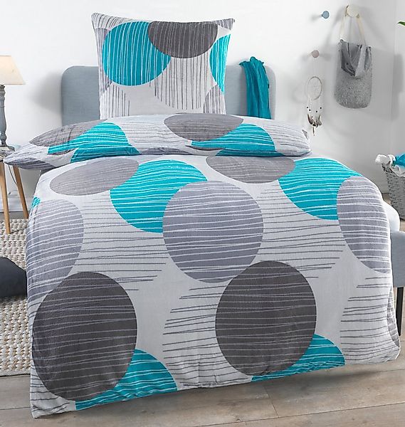 Malika Bettwäsche 135x200 + 80x80 cm Cashmere Touch Bettwäsche, atmungsakti günstig online kaufen