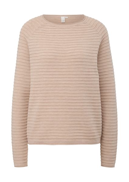 QS Longpullover Strickpullover Pullover mit Strukturmuster günstig online kaufen