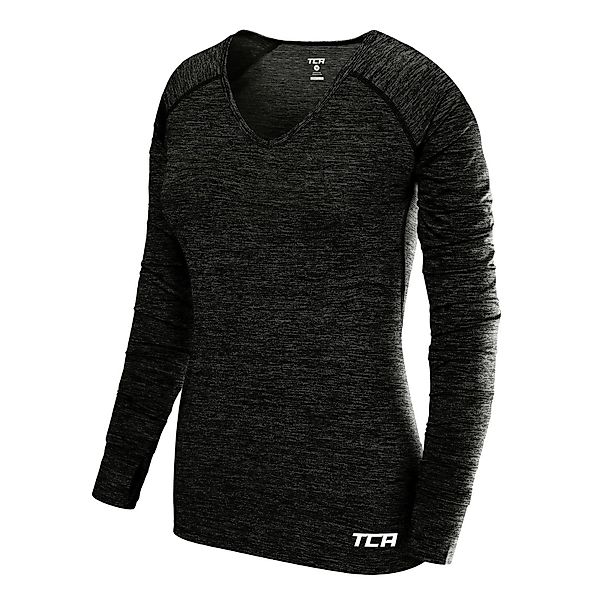 TCA Trainingsshirt TCA Damen Langarm V-Ausschnitt günstig online kaufen