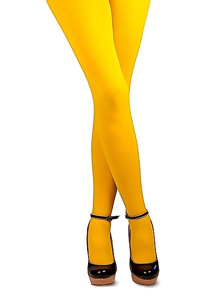 thetru Strumpfhose Blickdichte Strumpfhose gelb (1 günstig online kaufen