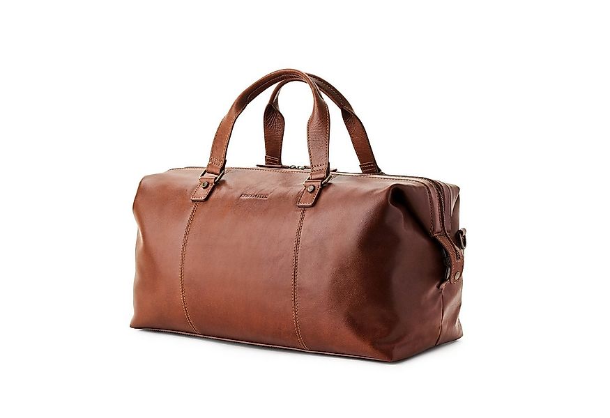 DRAKENSBERG Reisetasche Weekender »Enzo« Kastanien-Braun, aus luxuriösem Le günstig online kaufen